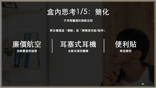 創新方法3. 簡化 (盒內思考的創新方法之一)