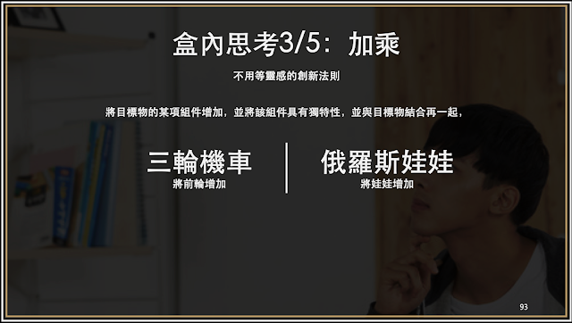 創新方法5. 加乘 (盒內思考的創新方法之一)
